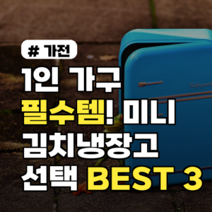 1인 가구 필수템 미니 김치냉장고, 후회 없는 선택 BEST 3
