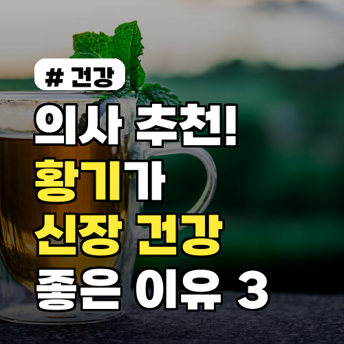 황기, 신장 건강에 좋은 이유 3가지: 의사들이 말하는 효능