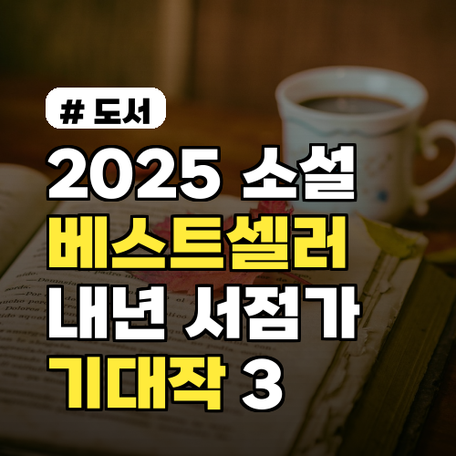 2025 소설 베스트셀러: 내년 서점가 뒤흔들 기대작 3