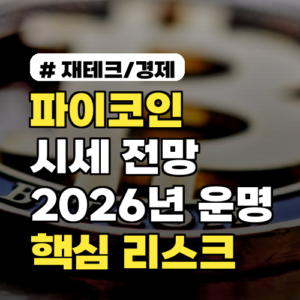 파이코인 시세 전망, 2026년 운명 가를 3가지 핵심 요소와 리스크