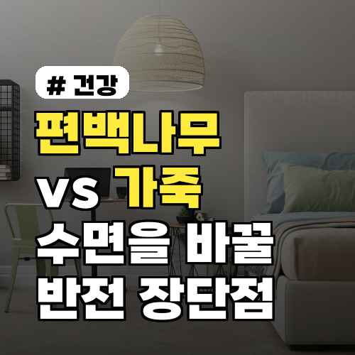 편백나무 vs 가죽 침대프레임, 당신의 수면을 바꿀 반전 장단점