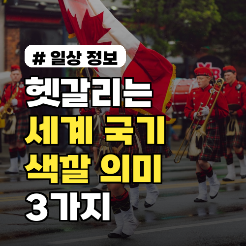 헷갈리는 세계 국기? 의외로 모르고 있던 색깔 의미 3가지