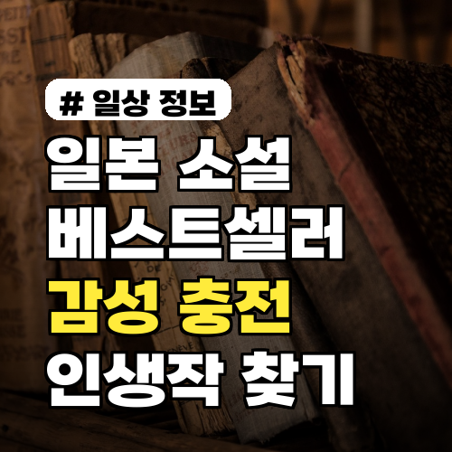 일본 소설 베스트셀러, 감성 충전! 의외로 인생작 만나는 방법