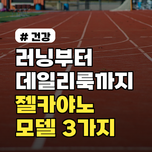 러닝부터 데일리룩까지, 내게 딱 맞는 젤카야노 모델 3가지